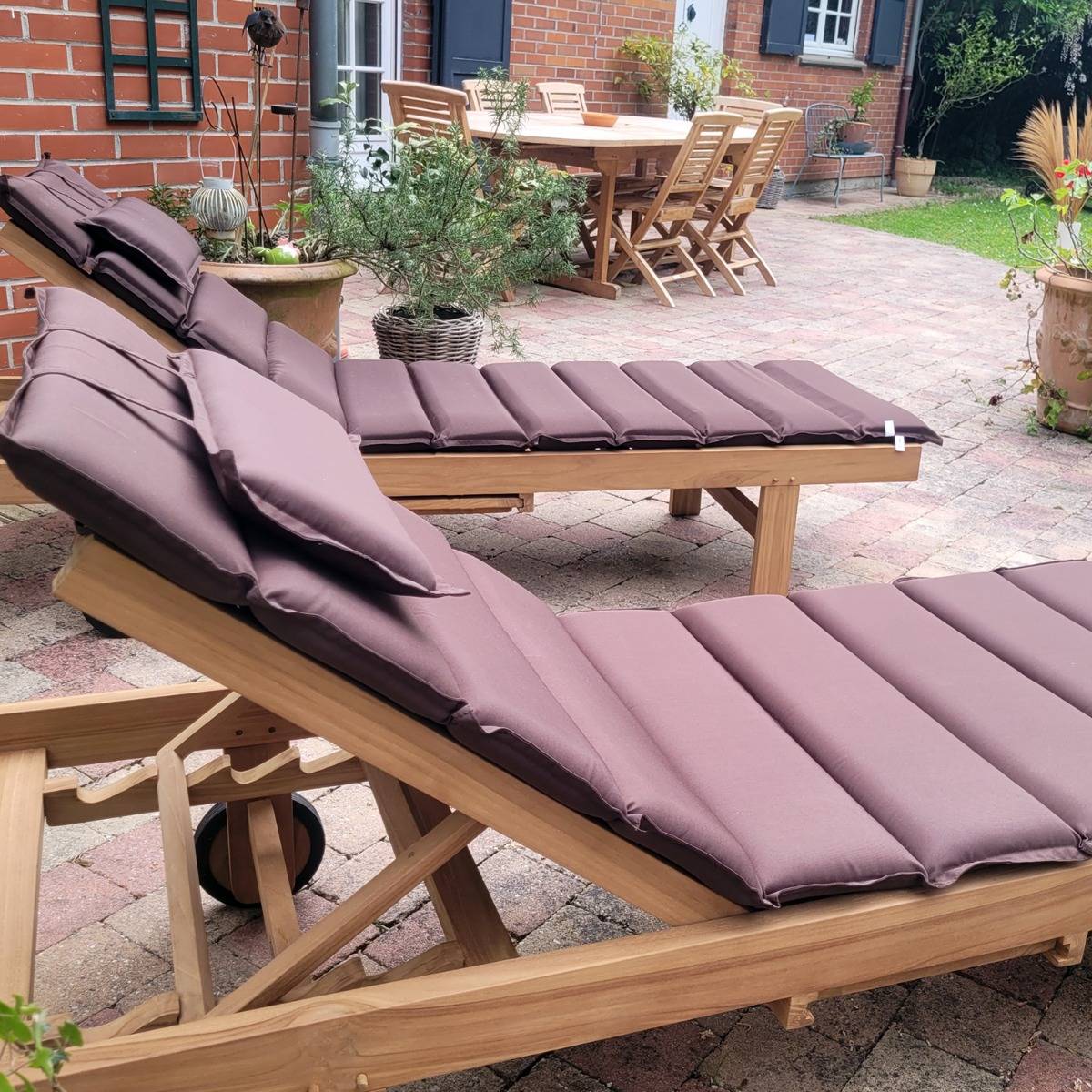 Matelas Chocolat pour Bain de soleil - TECK'Attitude - Imagen 3