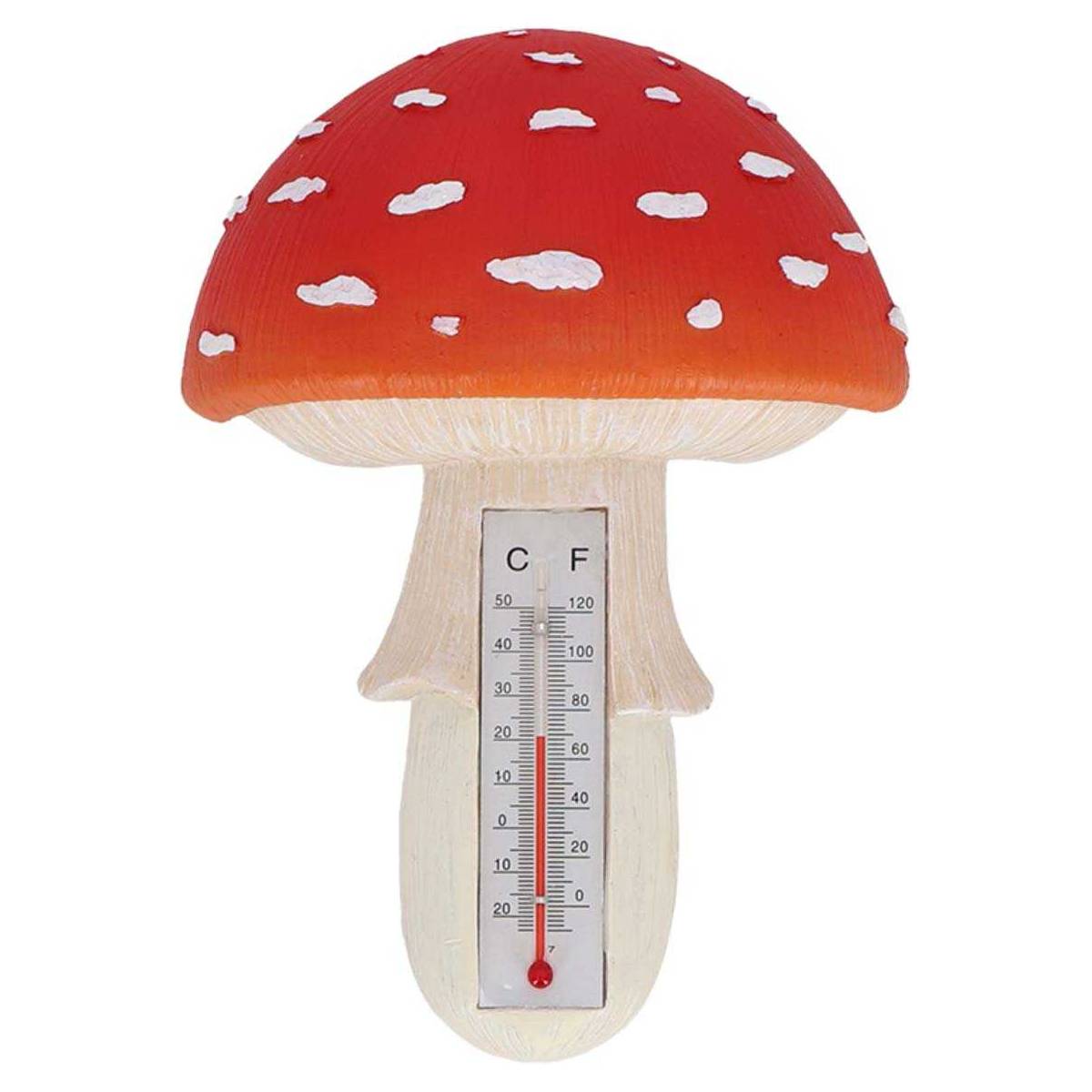 Esschert Design - Thermomètre en résine Amanite World Of Weather - Image 1