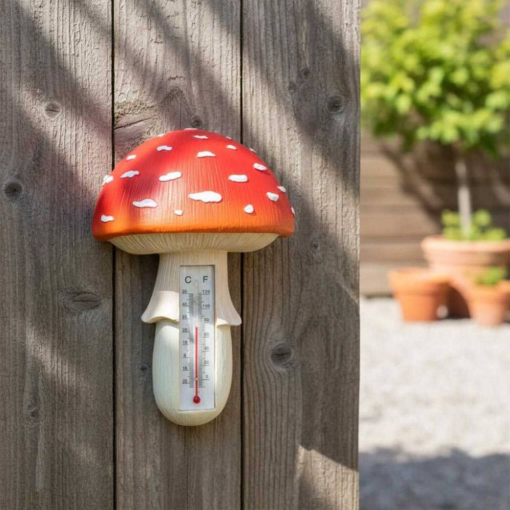 Esschert Design - Thermomètre en résine Amanite World Of Weather - Image 2