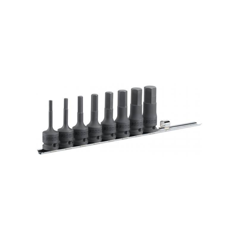 Jeu de 8 douilles impact tournevis 1/2' 5-19 mm FACOM - NSHM.J8