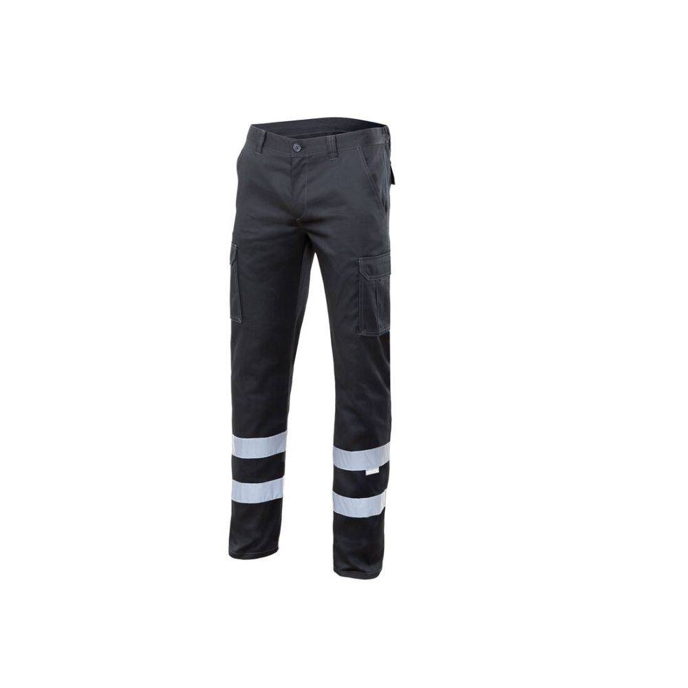 Pantalon stretch multipoches à bandes réfléchissantes VELLILA Noir 42