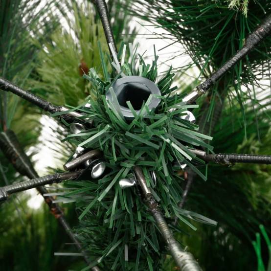 Vidaxl - Sapin de Noël artificiel à charnières avec support 210 cm vidaXL 356739 - Image 7