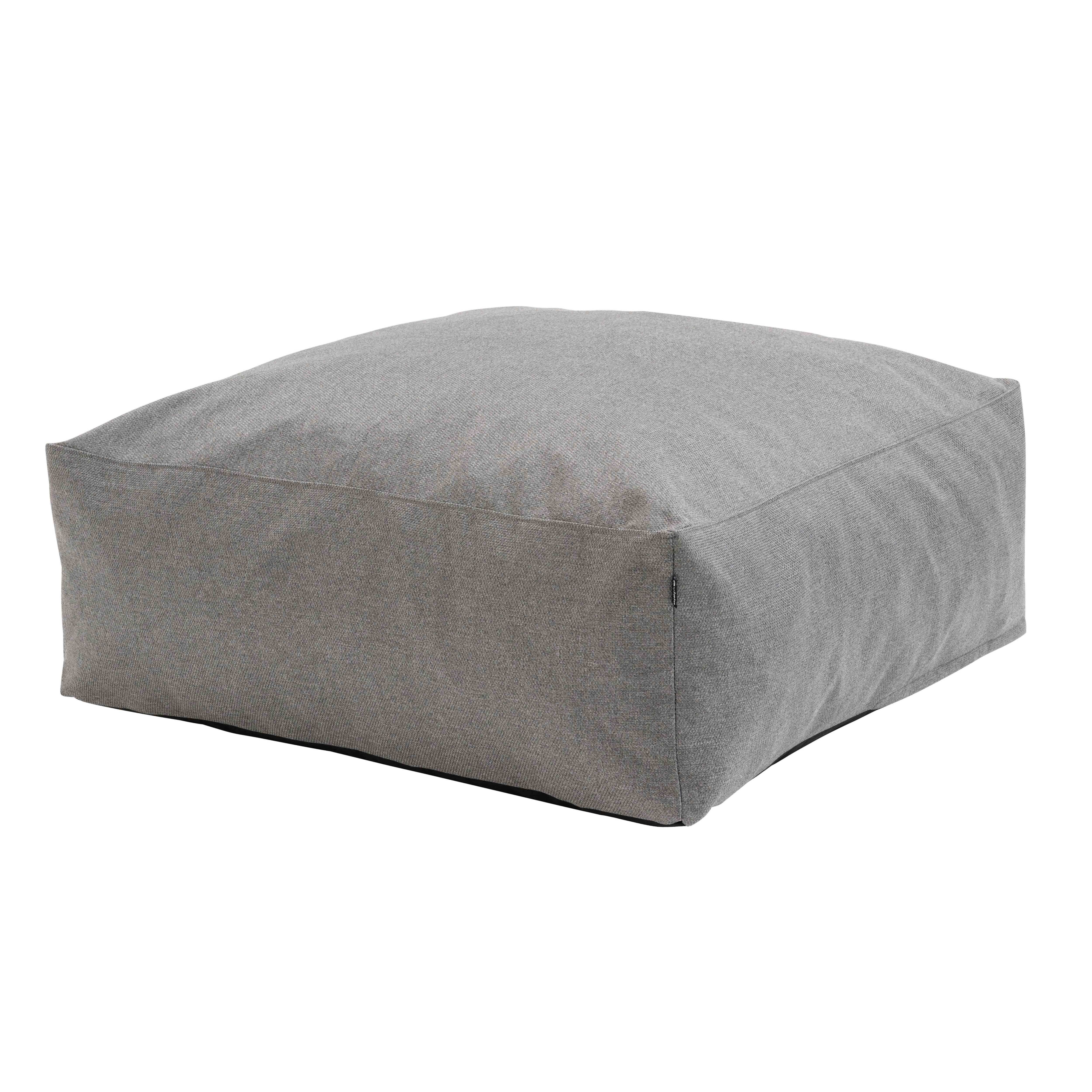 Oviala - Pouf de jardin pour canapé modulable gris Mixi - Oviala - Imagen 2