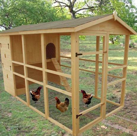 Grand poulailler en bois Bourbon 8 à 12 poules - Imagen 2