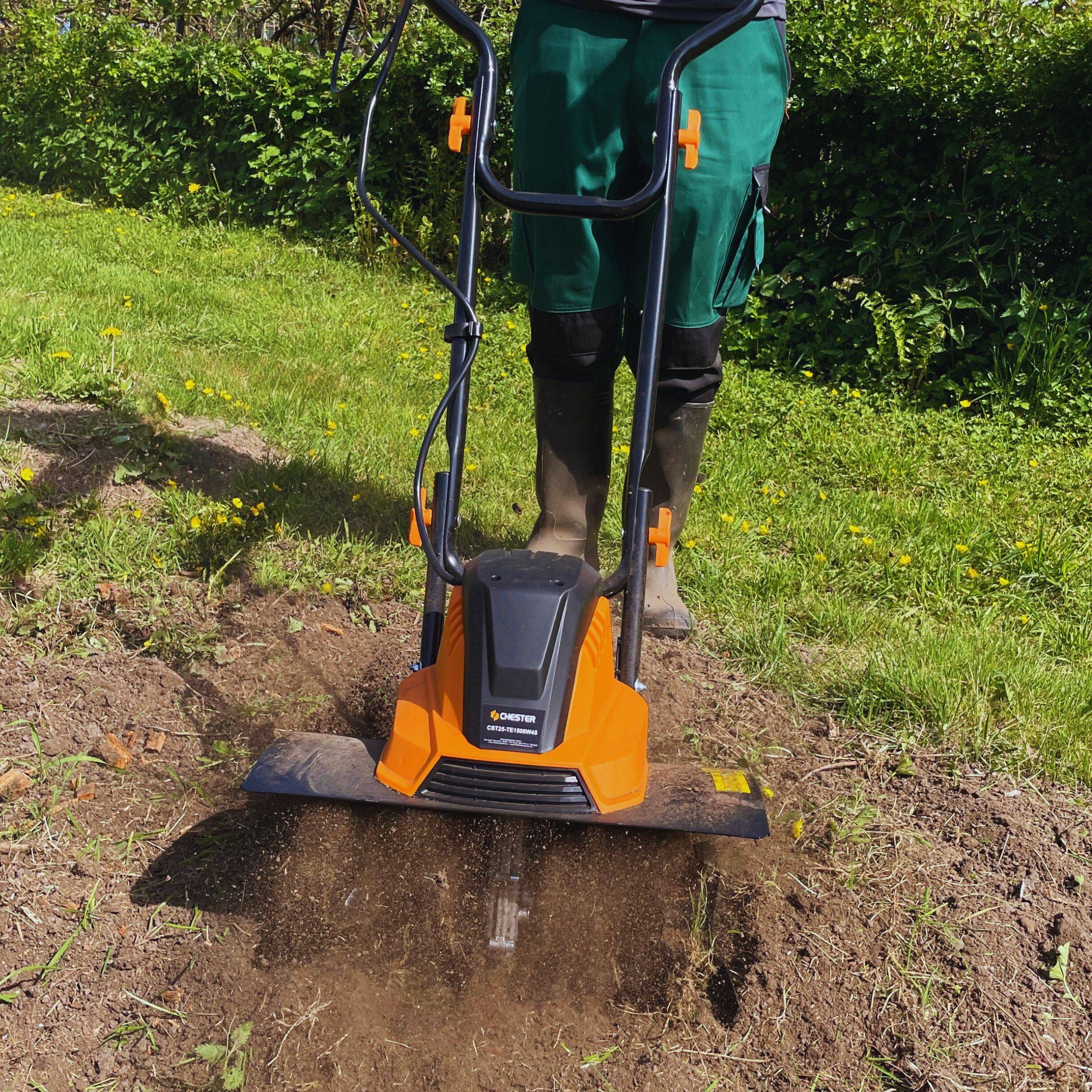 Chester - Motobineuse et Motoculteur électrique 1500W CHESTER | Bineuse de jardin | Largeur 45cm | 6 Fraises - Image 5