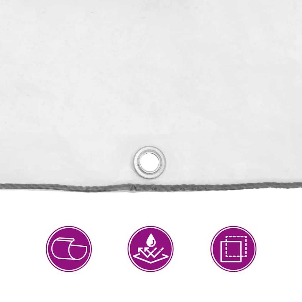 Bâche Carrée Transparente en Polyéthylène Étanche pour Pergola et Terrasse 4x4 m – ComfortXL Outdoor Living - Image 9