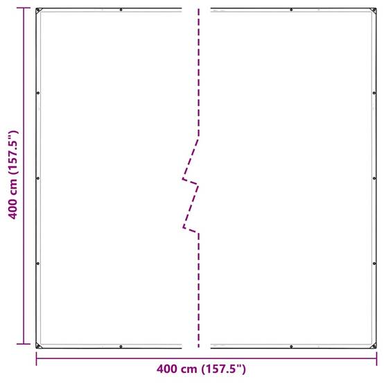 Bâche Carrée Transparente en Polyéthylène Étanche pour Pergola et Terrasse 4x4 m – ComfortXL Outdoor Living - Image 10