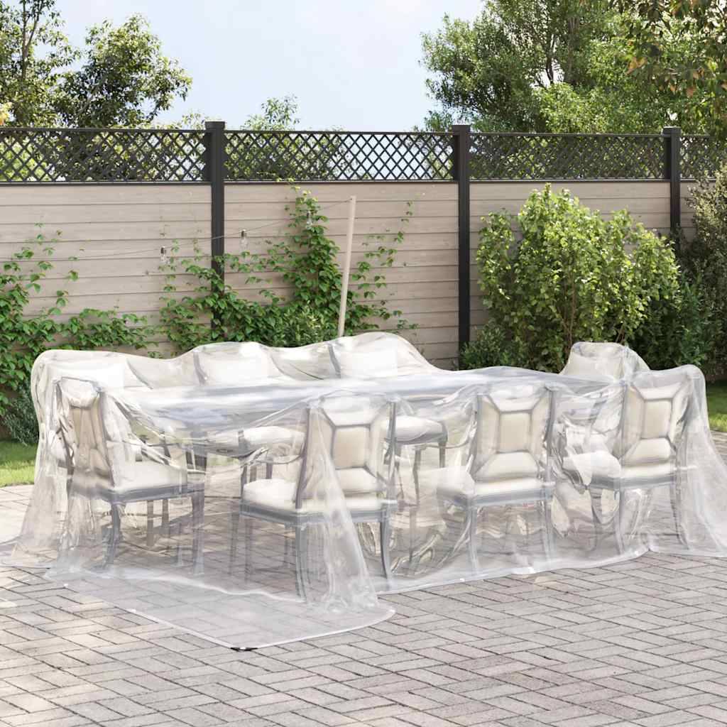Bâche Carrée Transparente en Polyéthylène Étanche pour Pergola et Terrasse 4x4 m – ComfortXL Outdoor Living - Image 2