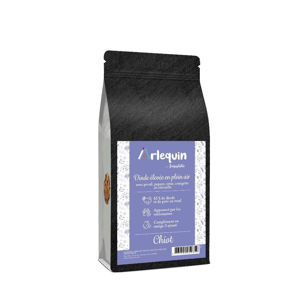 CROQUETTE CHIOT SUPERFOOD SANS CÉRÉALES ARLEQUIN IRRÉSISTIBLE Dinde 6 kg - Imagen 1