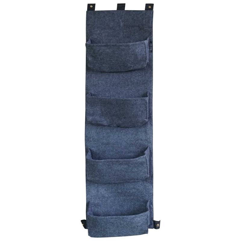Forest Style - Mur végétal 4 sacs gris anthracite en feutre géotextile - Bag 4 Plant 30 x 10 x 100 cm - Image 1