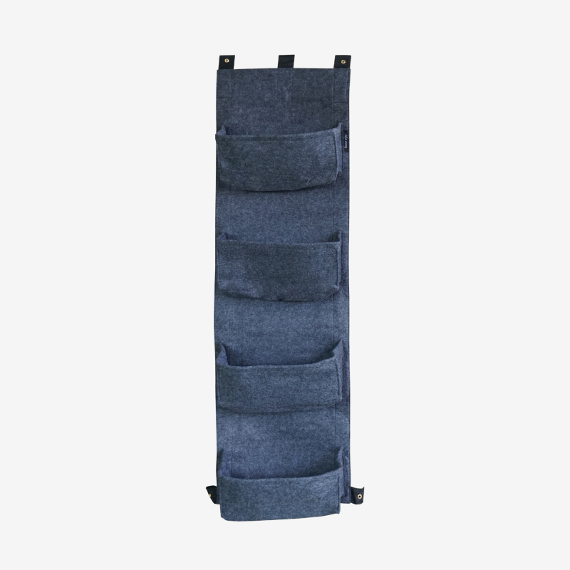 Cerland - Mur végétal 4 sacs gris anthracite en feutre géotextile - 30 x 10 x 100 cm - Imagen 1