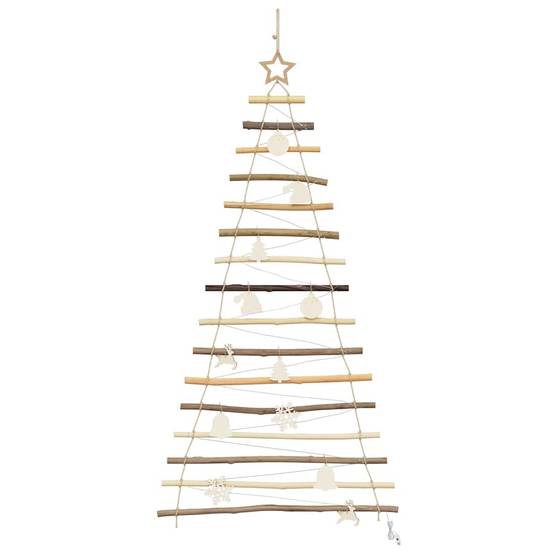 ComfortXL - Sapin de Noël Mural en Bois Massif Lumineux LED pour Décoration Festive 150 cm – ComfortXL Outdoor Living - Image 5