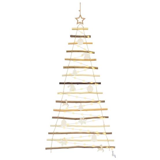 ComfortXL - Sapin de Noël Mural en Bois Massif Lumineux LED pour Décoration Festive 150 cm – ComfortXL Outdoor Living - Image 2