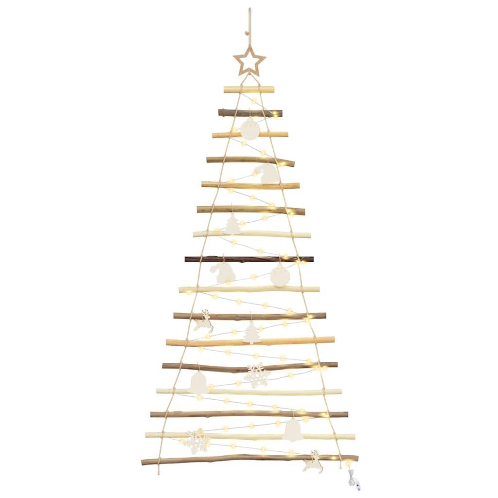 ComfortXL - Sapin de Noël Mural en Bois Massif Lumineux LED pour Décoration Festive 150 cm – ComfortXL Outdoor Living - Image 2