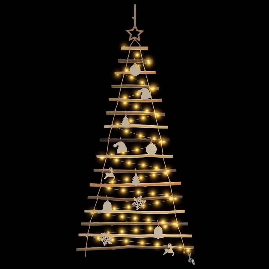 ComfortXL - Sapin de Noël Mural en Bois Massif Lumineux LED pour Décoration Festive 150 cm – ComfortXL Outdoor Living - Image 6