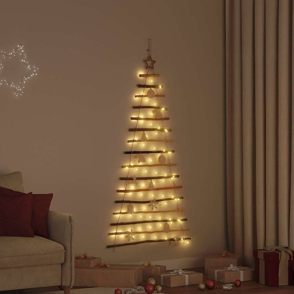 ComfortXL - Sapin de Noël Mural en Bois Massif Lumineux LED pour Décoration Festive 150 cm – ComfortXL Outdoor Living - Image 1