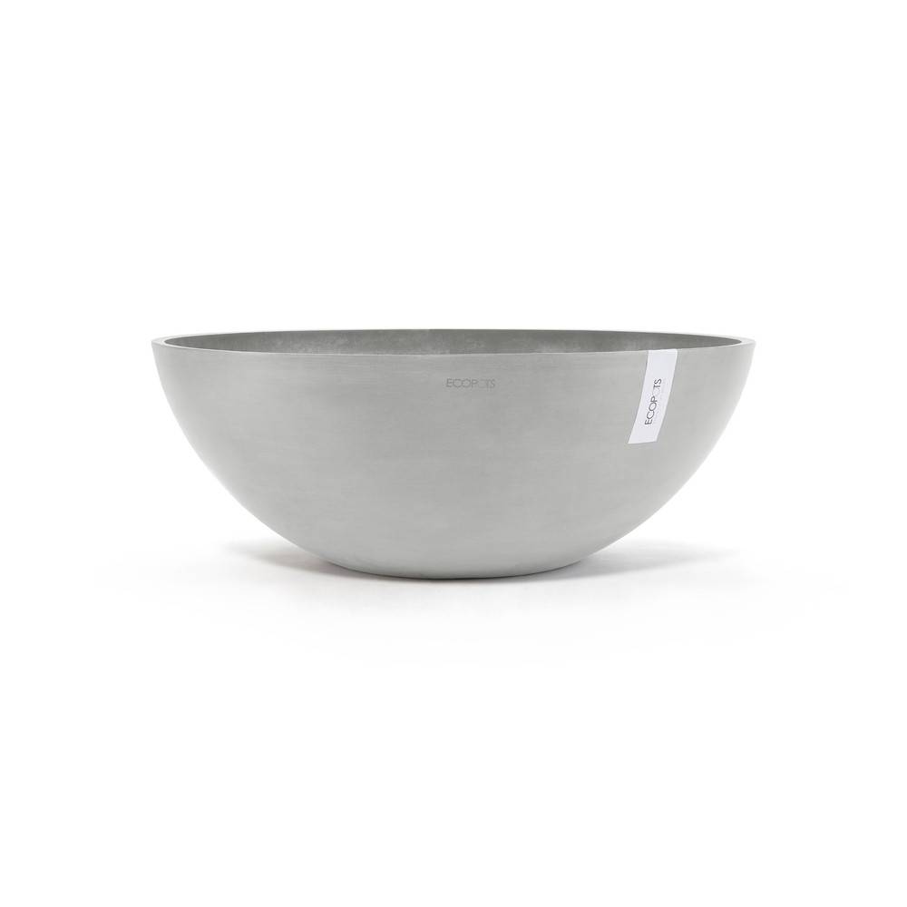 Ecopots - Pot Rond Vienna 70 Blanc Gris - Ø 70 x H. 25,2 cm - 61,7 L ECOPOTS - Imagen 2