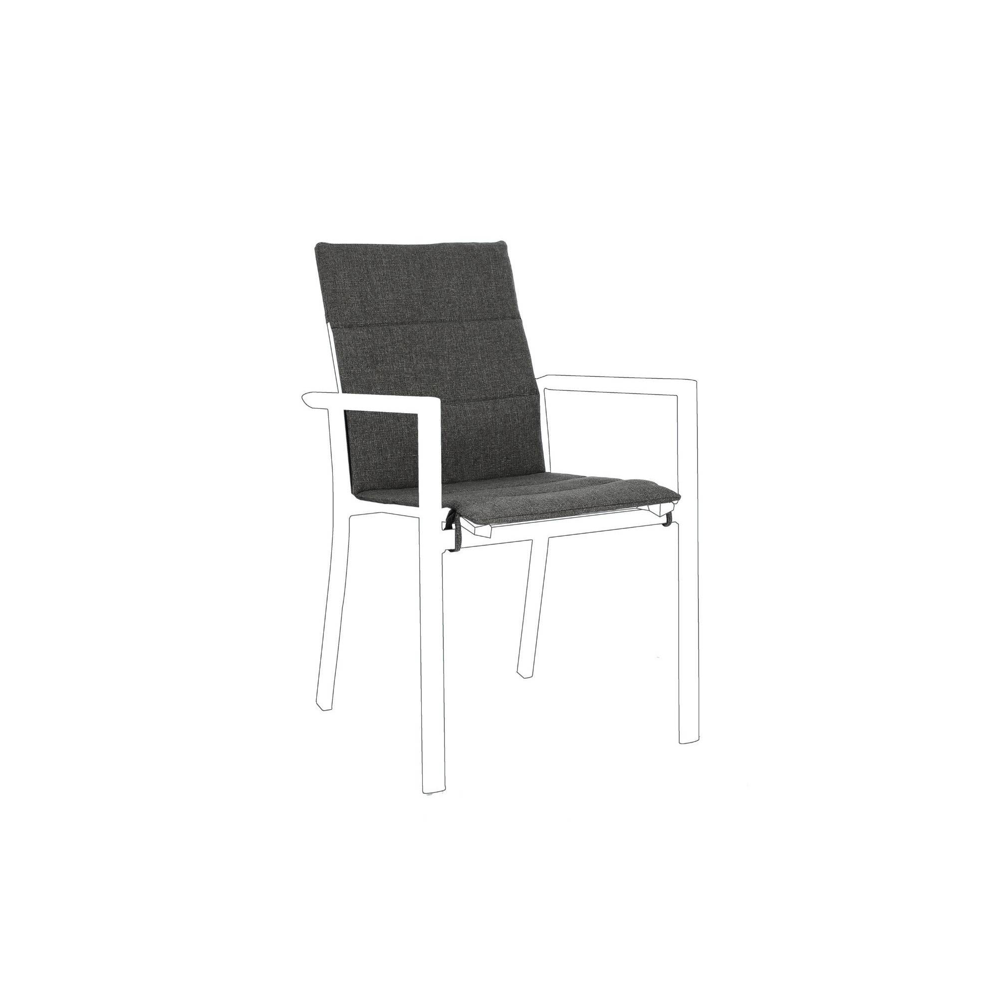 Autre - Coussins pour chaise de jardin en toile (lot de 4) - CASSIS - Imagen 4