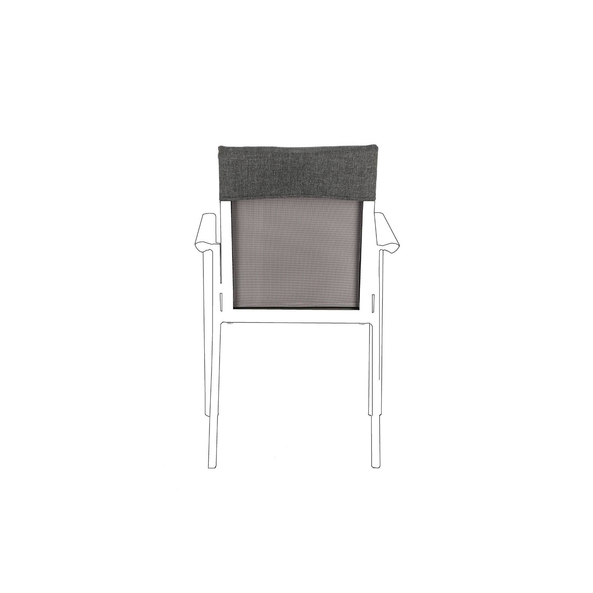 Autre - Coussins pour chaise de jardin en toile (lot de 4) - CASSIS - Imagen 7