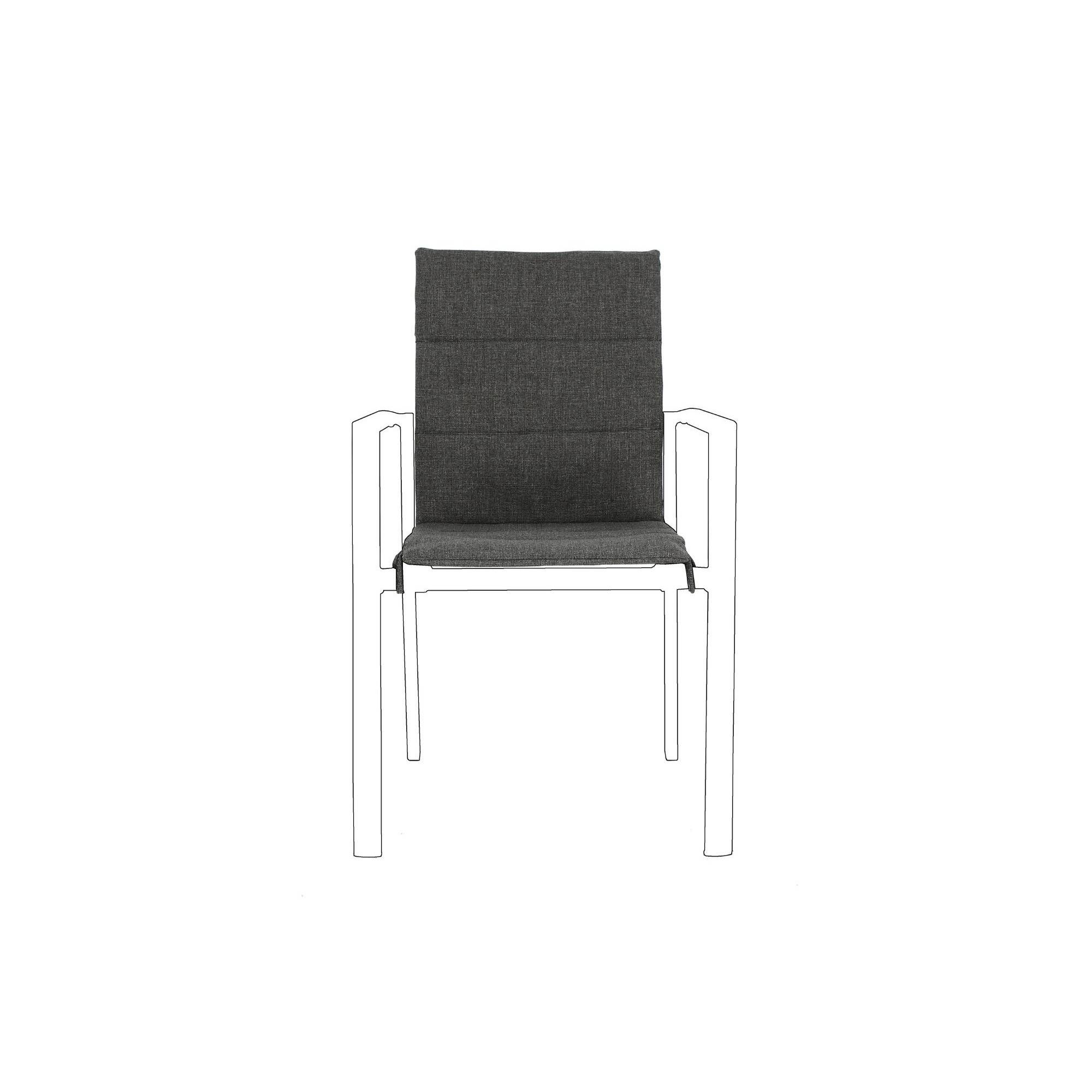 Autre - Coussins pour chaise de jardin en toile (lot de 4) - CASSIS - Imagen 5