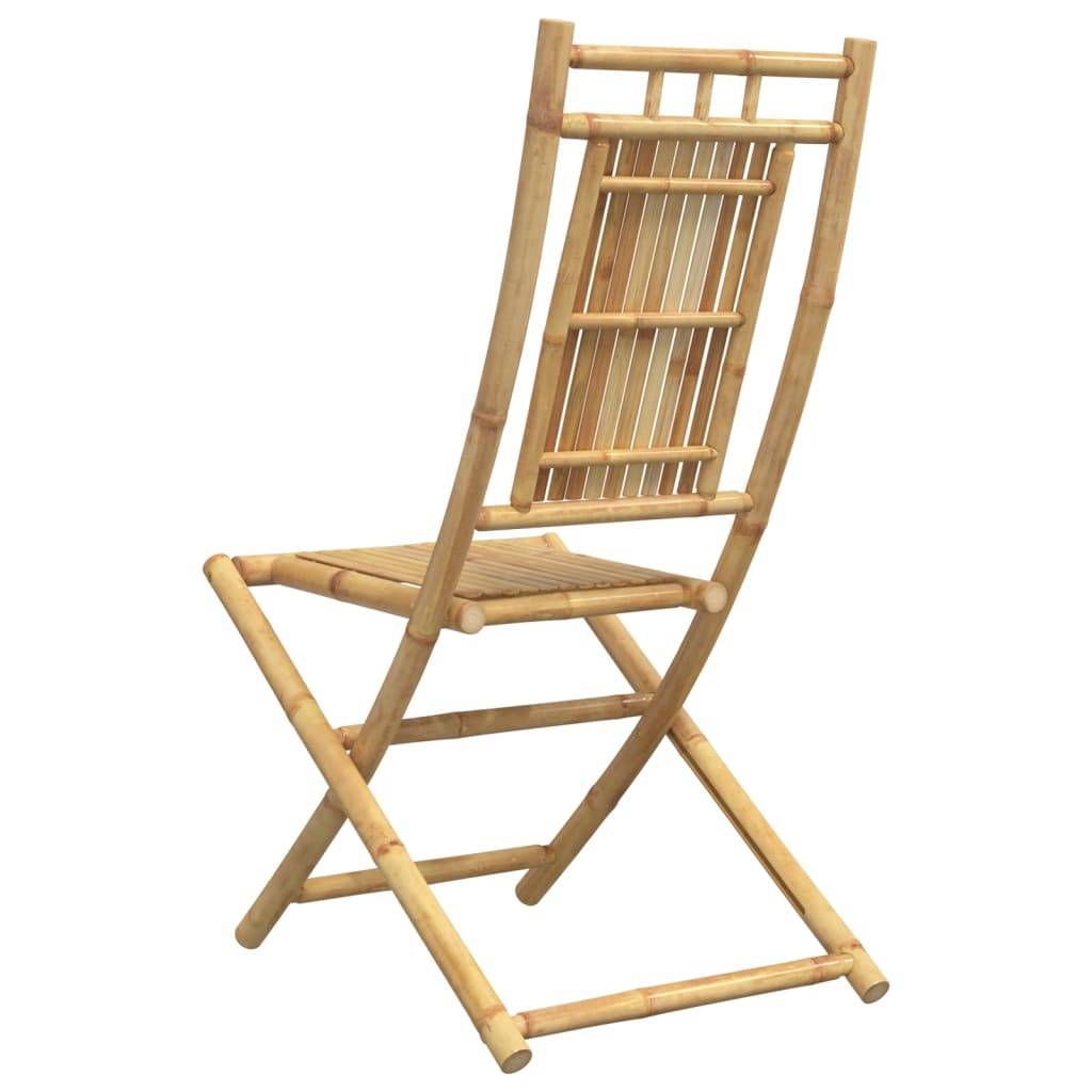 Vidaxl - Chaises pliantes 4 pièces 46x66x99 cm Bambou vidaXL 3278511 - Image 8