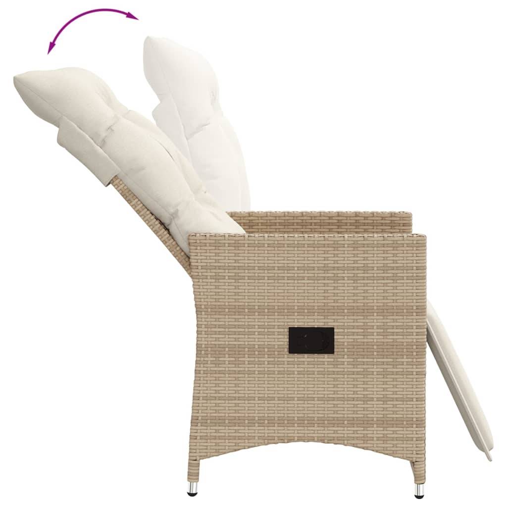Prolenta Premium - Chaises de jardin rotin beige 56 x 59 x 92 cm - Prolenta premium p365.5 - Image 7