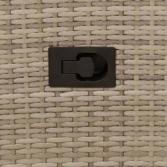 Prolenta Premium - Chaises de jardin rotin beige 56 x 59 x 92 cm - Prolenta premium p365.5 - Image 9