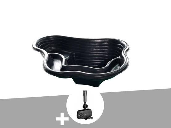 Ubbink - Bassin préformé Calmus 0,85 m? - 145 L + pompe de filtration - Ubbink