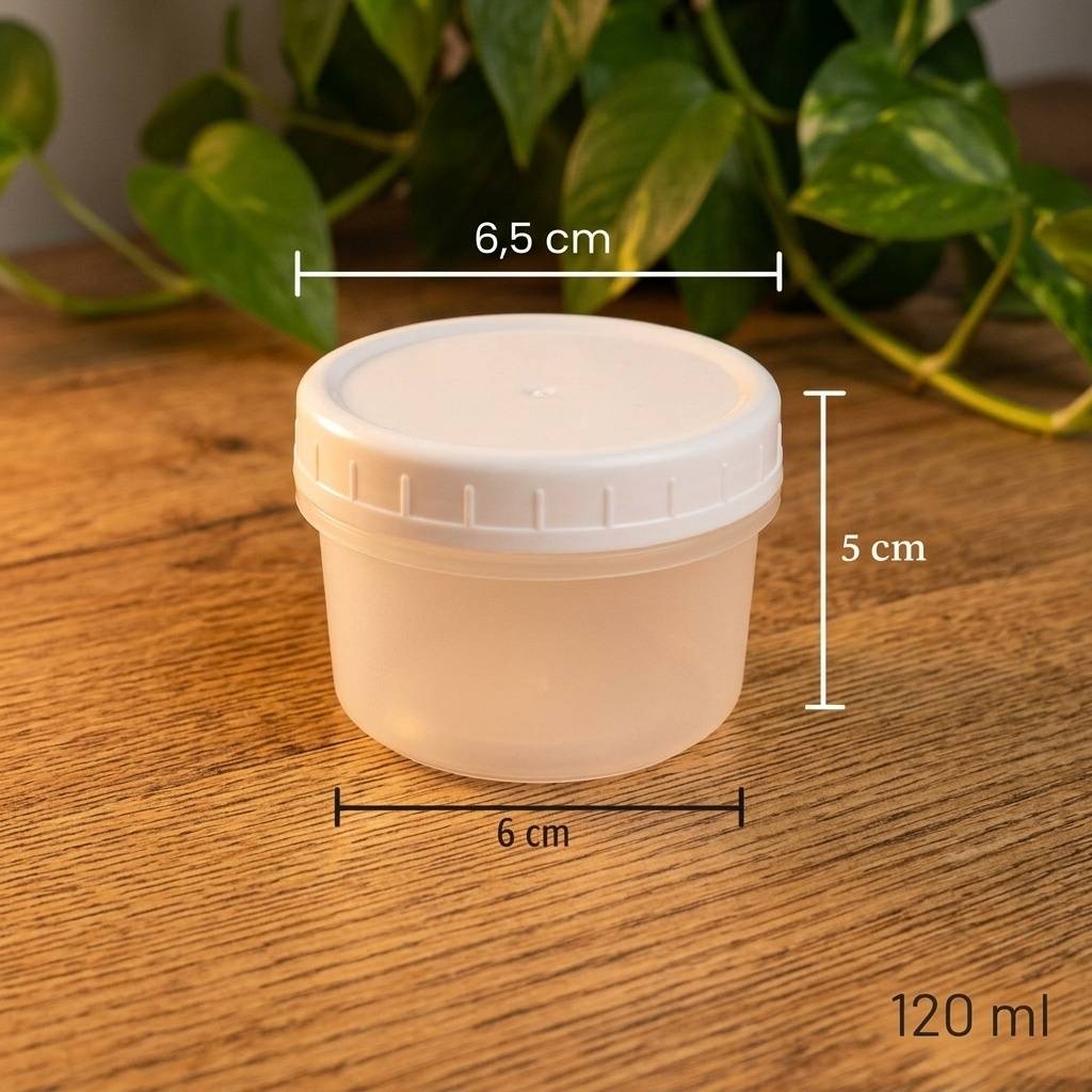 20 pots 120 ml empilables - Image 2