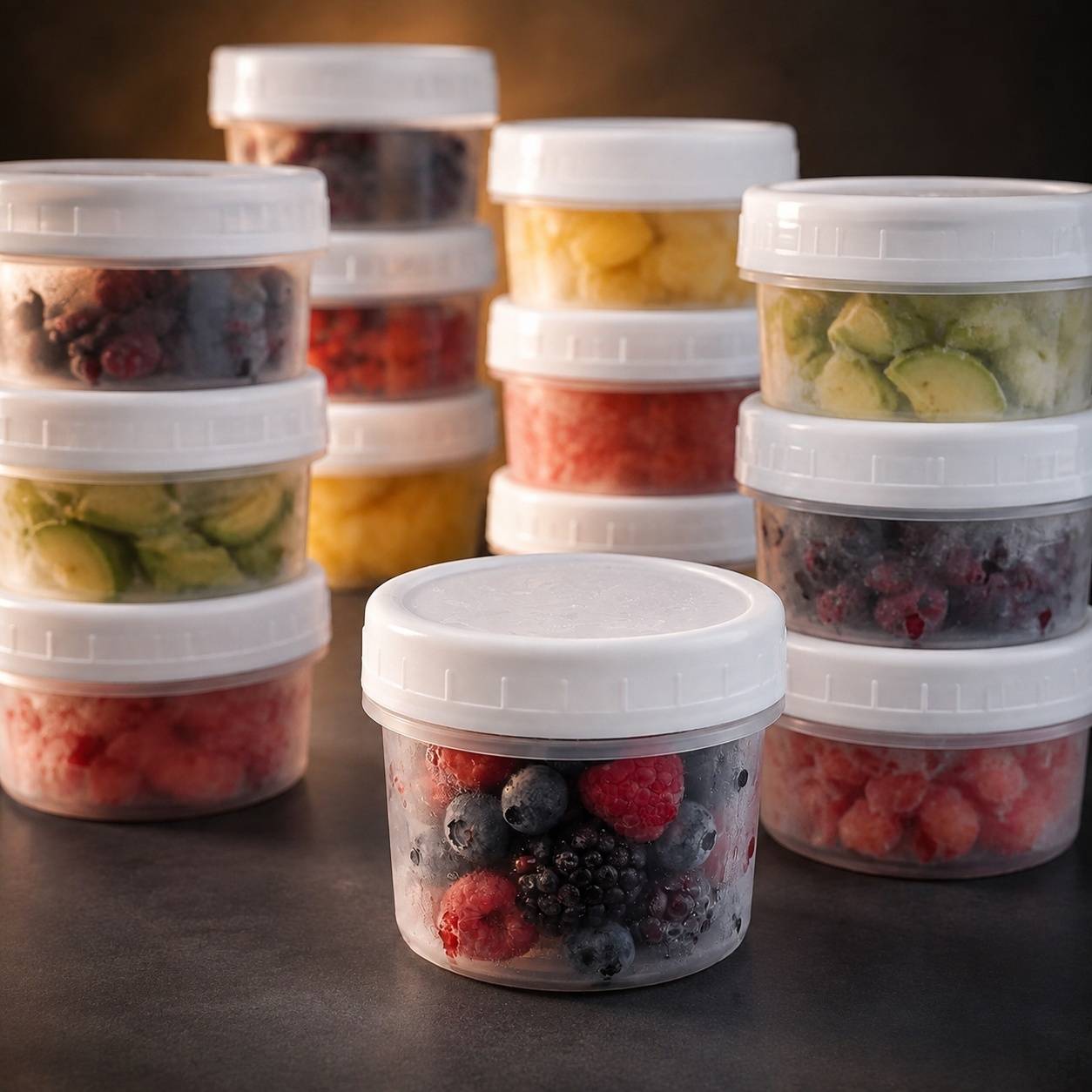 20 pots 120 ml empilables - Image 5
