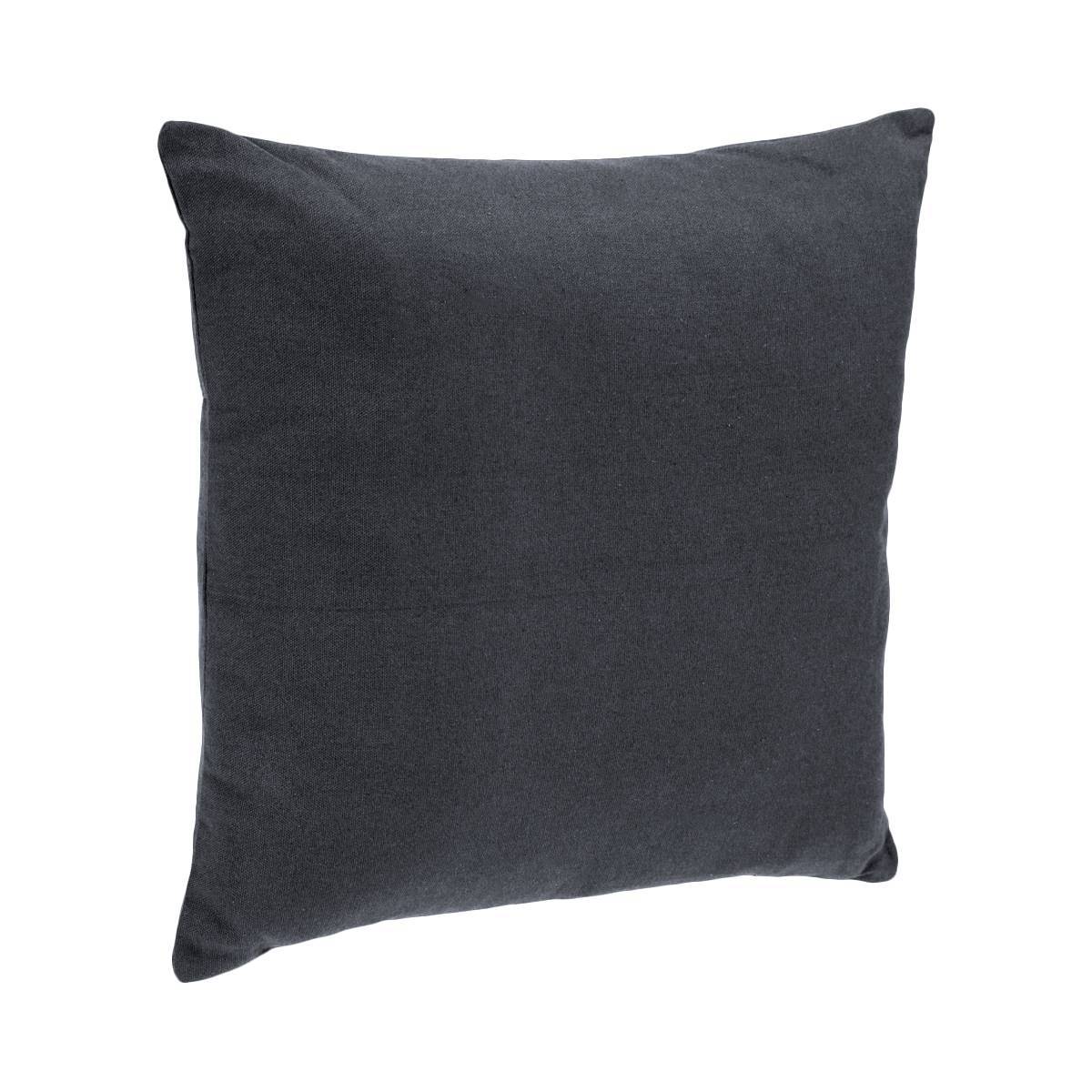 Atmosphera - Coussin déhoussable coton gris ardoise 38x38cm - Atmosphera Créateur d'intérieur - Imagen 1