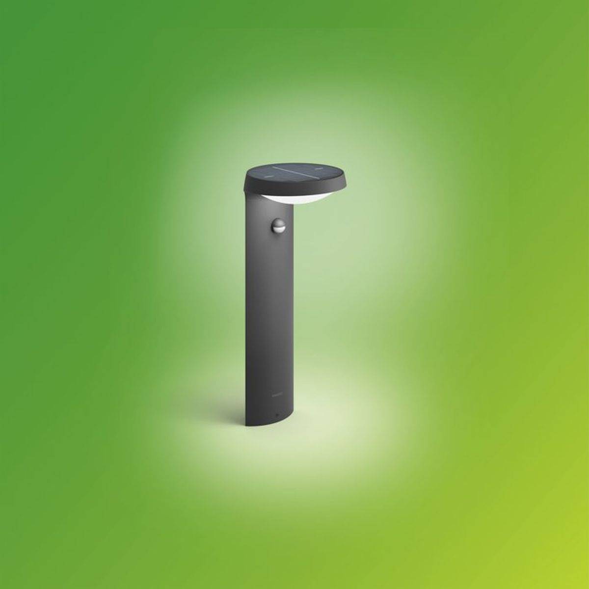 Philips - Lumière solaire sur pied et chemin Philips TYLA 1,2 W 3000 K détecteur de mouvement IP44 anthracite - PHILIPS - Image 3