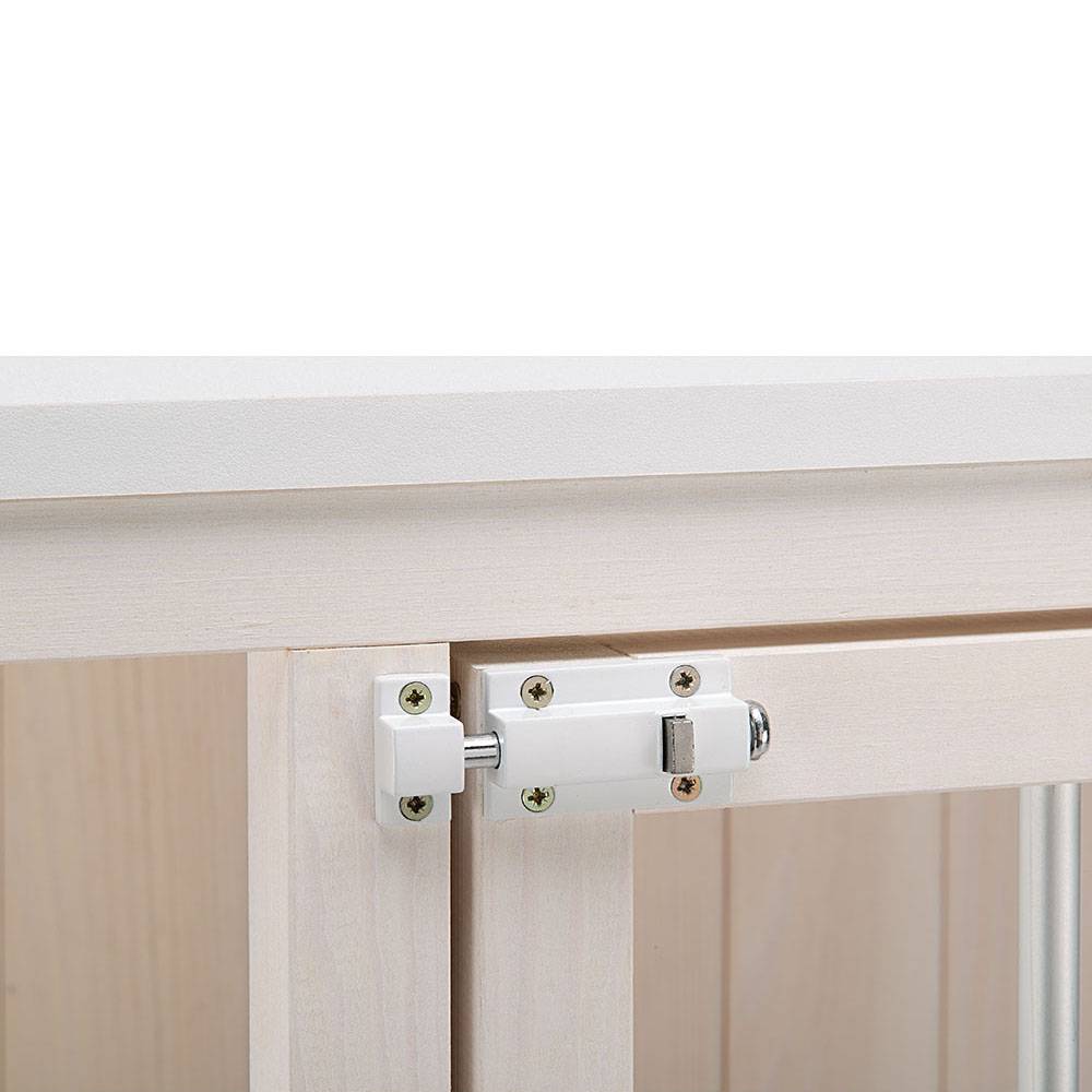 Ferplast - Niche d’intérieur pour Chiens DOG FORT, Bois FSC, Barres Aluminium, Fermeture de Sécurité - Imagen 7