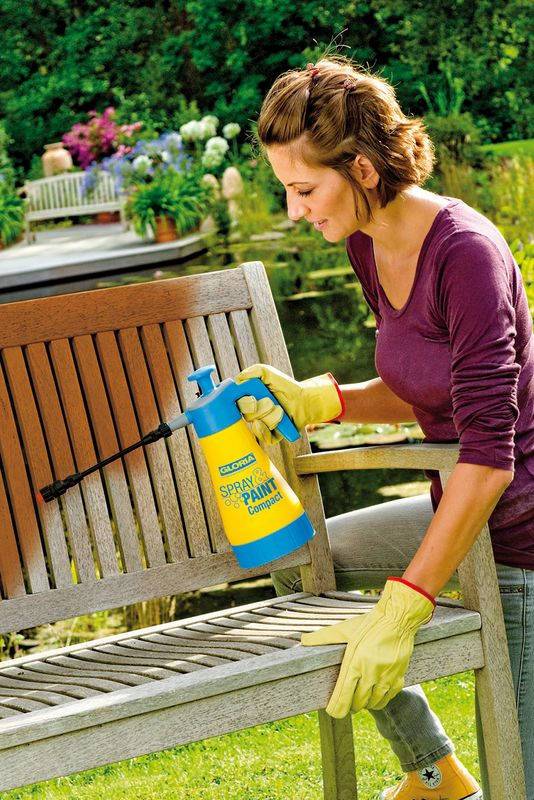 Gloria - Pulvérisateur Spray&Paint Compact pour peintures, lasures et huiles - 1,25 L Gloria - Imagen 3