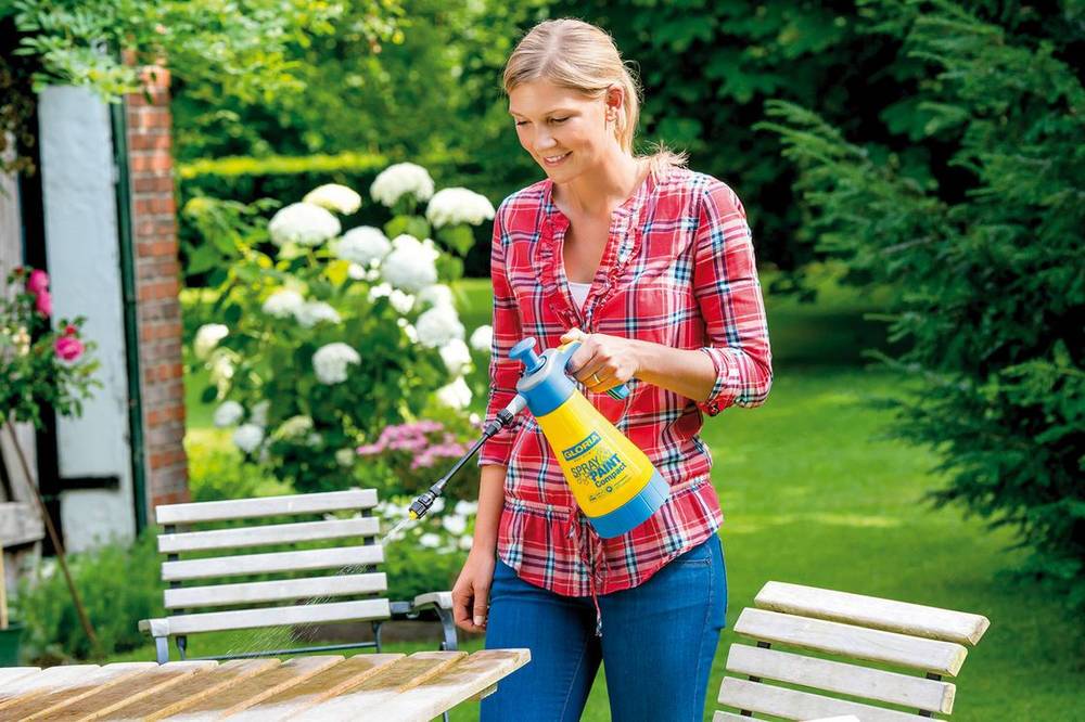 Gloria - Pulvérisateur Spray&Paint Compact pour peintures, lasures et huiles - 1,25 L Gloria - Imagen 2