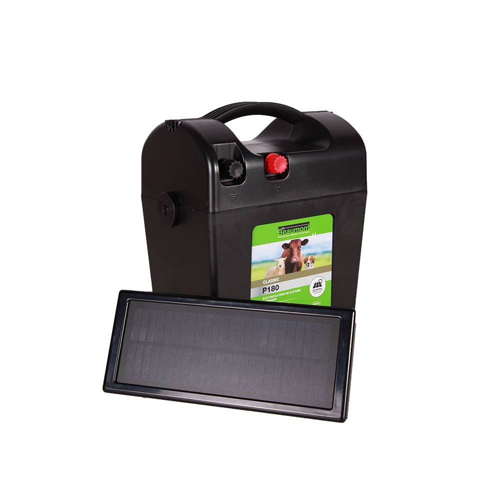Beaumont - Poste P180 avec panneau solaire et pile 9 V 170 AH - Imagen 2