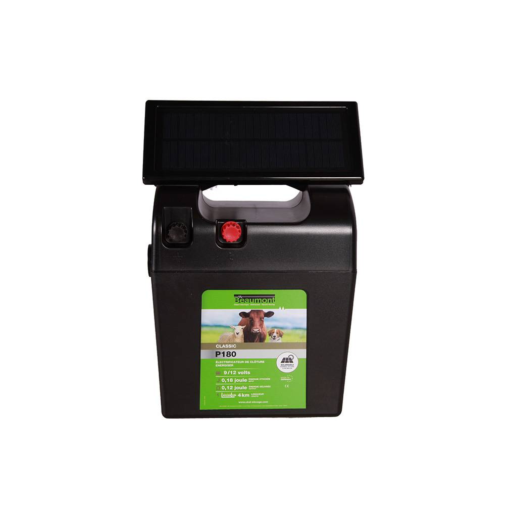 Beaumont - Poste P180 avec panneau solaire et pile 9 V 170 AH - Imagen 3