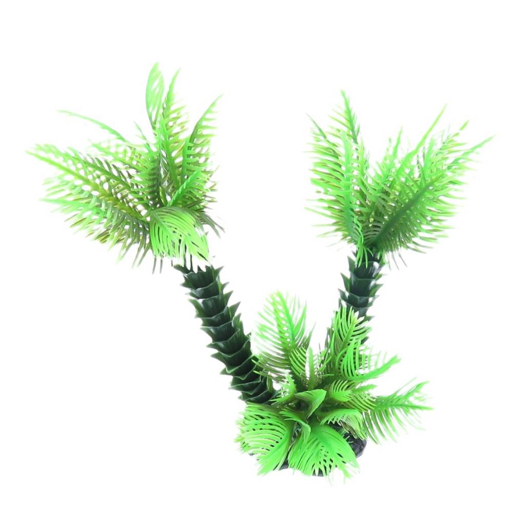 Palmier décoration trio, H 26 cm, pour aquarium - Imagen 2