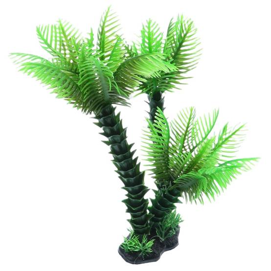 Palmier décoration trio, H 26 cm, pour aquarium - Image 7