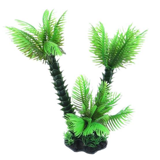 Palmier décoration trio, H 26 cm, pour aquarium - Image 6