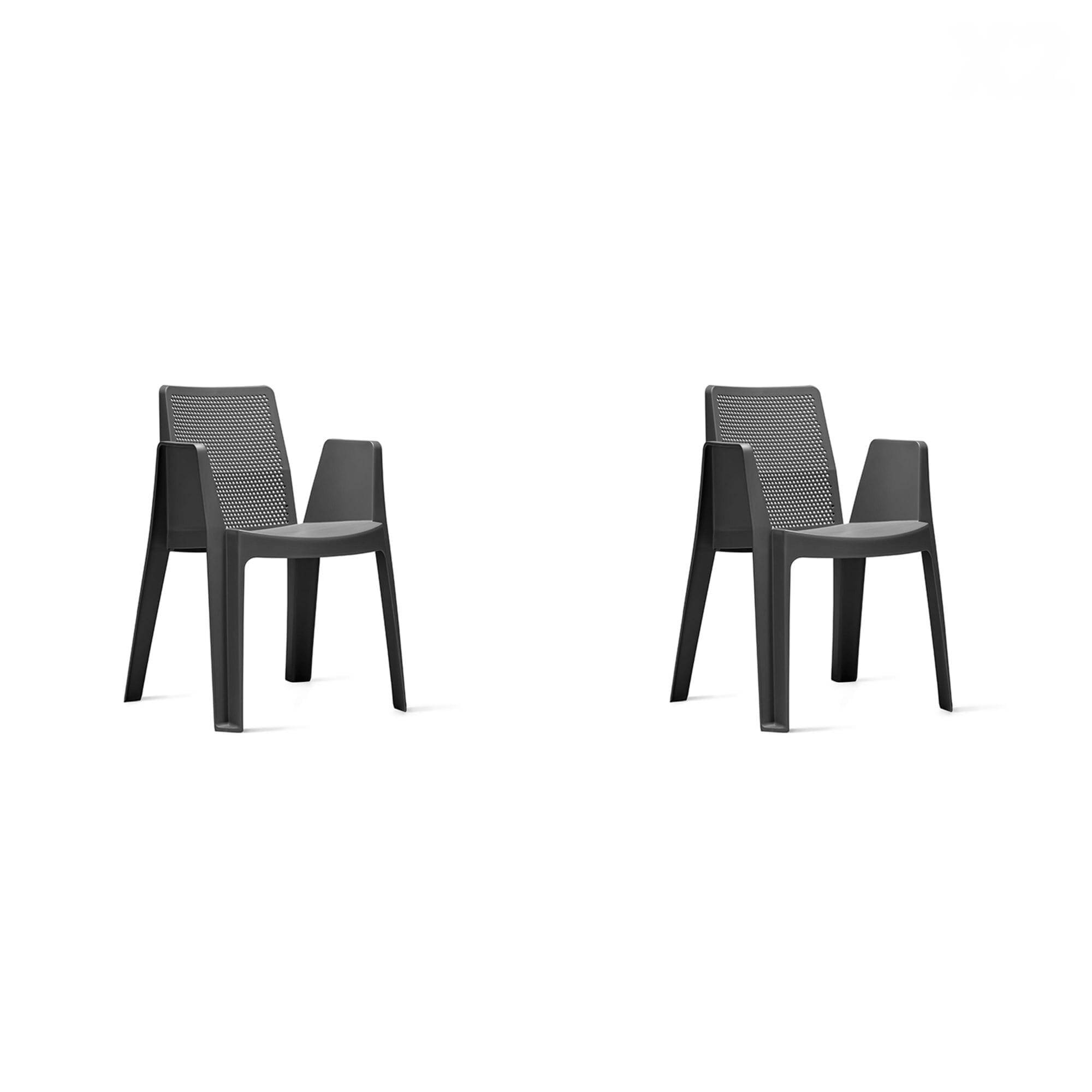 Garbar - Fauteuils Play garbar plastique gris (Lot de 2) - Image 1