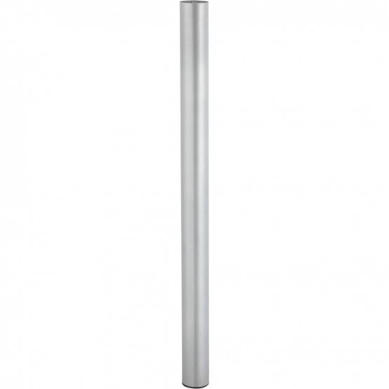 Centrale Brico - Lot de 4 pieds de table cylindrique fixes métal époxy gris, 71 cm - Image 2