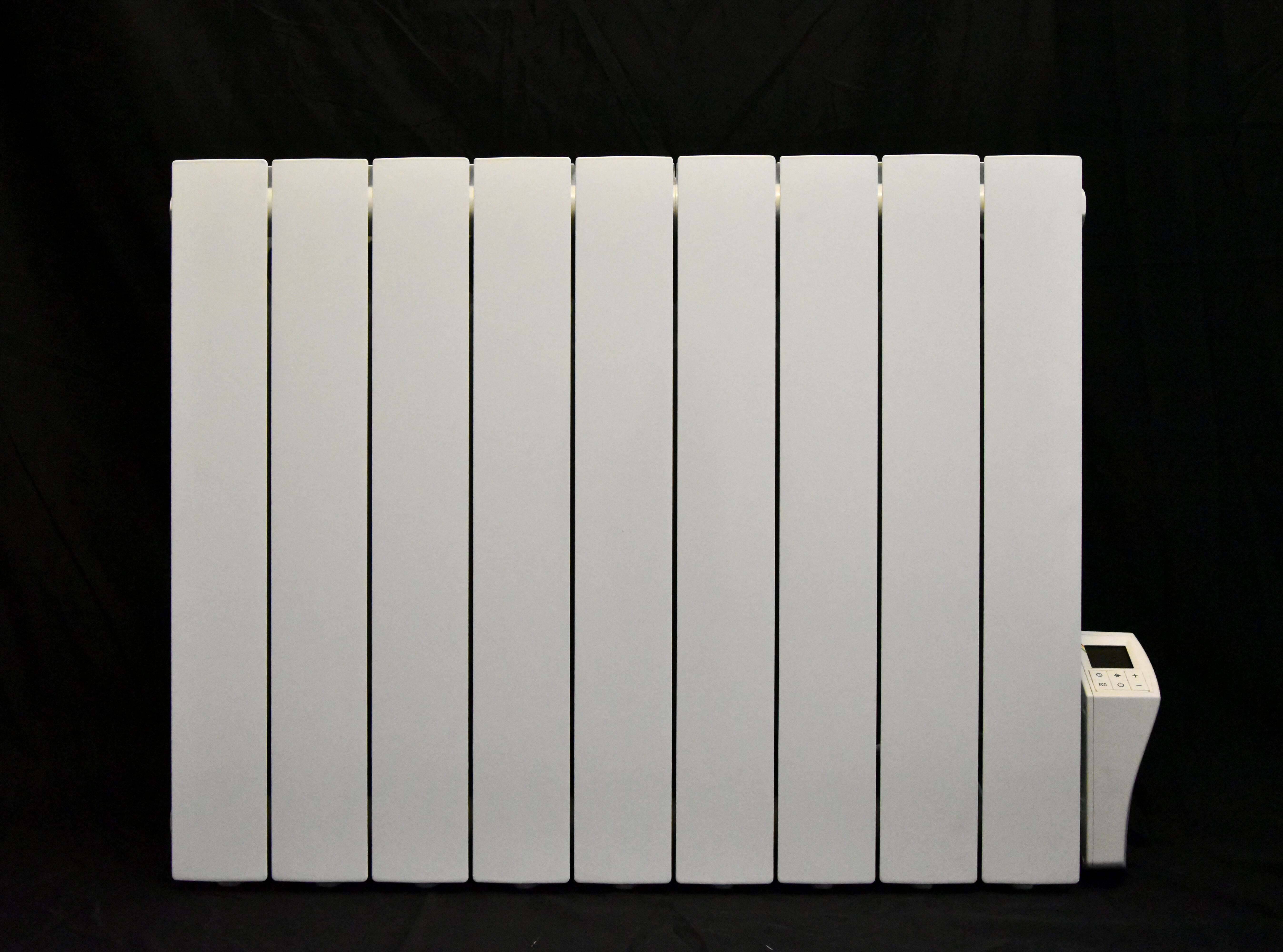 Deltacalor radiateur électrique en aluminium à inertie fluide Milan 1800W, équipé d'un thermostat digital programmable - Image 2