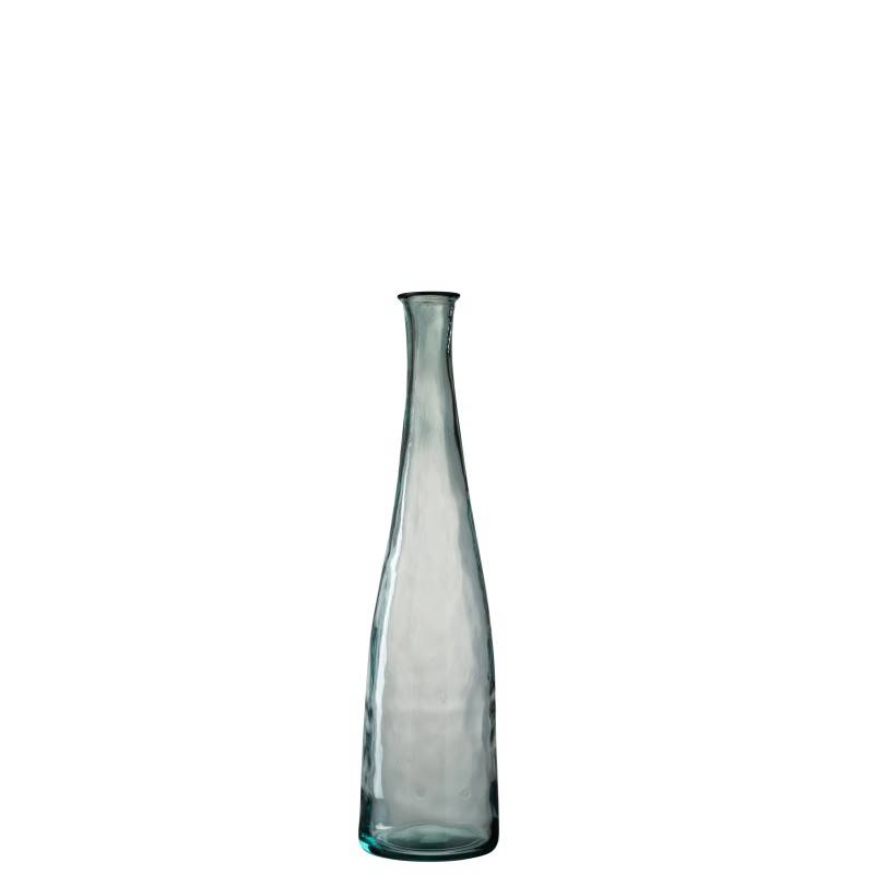J-Line - Vase bouteille en verre transparent 18x18x80 cm - J-Line - Image 2