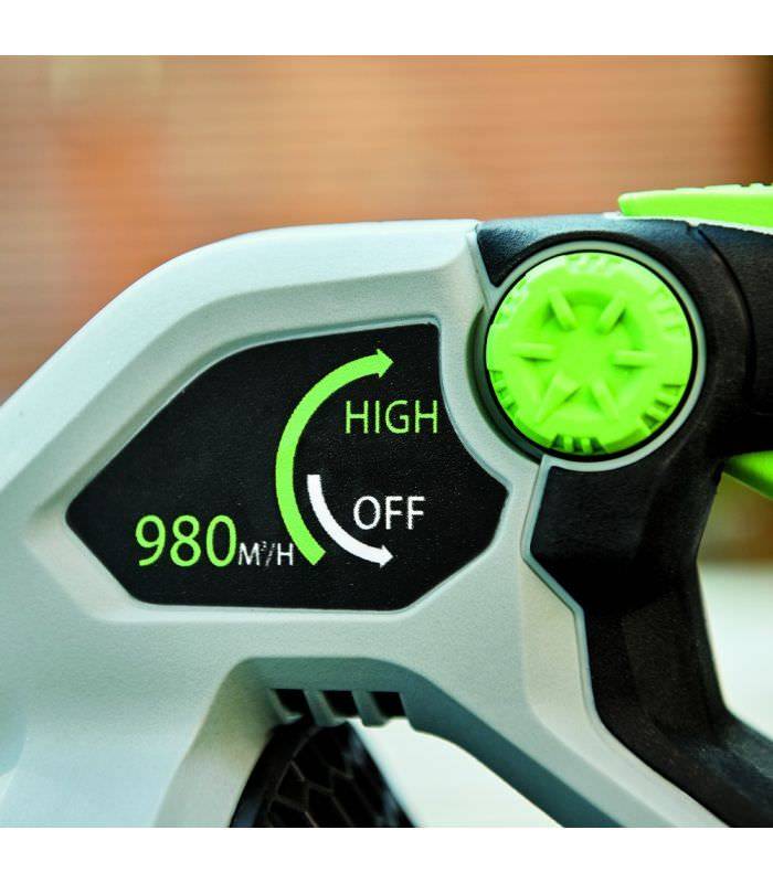 Ego Power + - Souffleur sans fil à batterie débit 986 m3/h vitesse air 270km/h Ego Power LB5800E sans chargeur ni batterie - Imagen 7