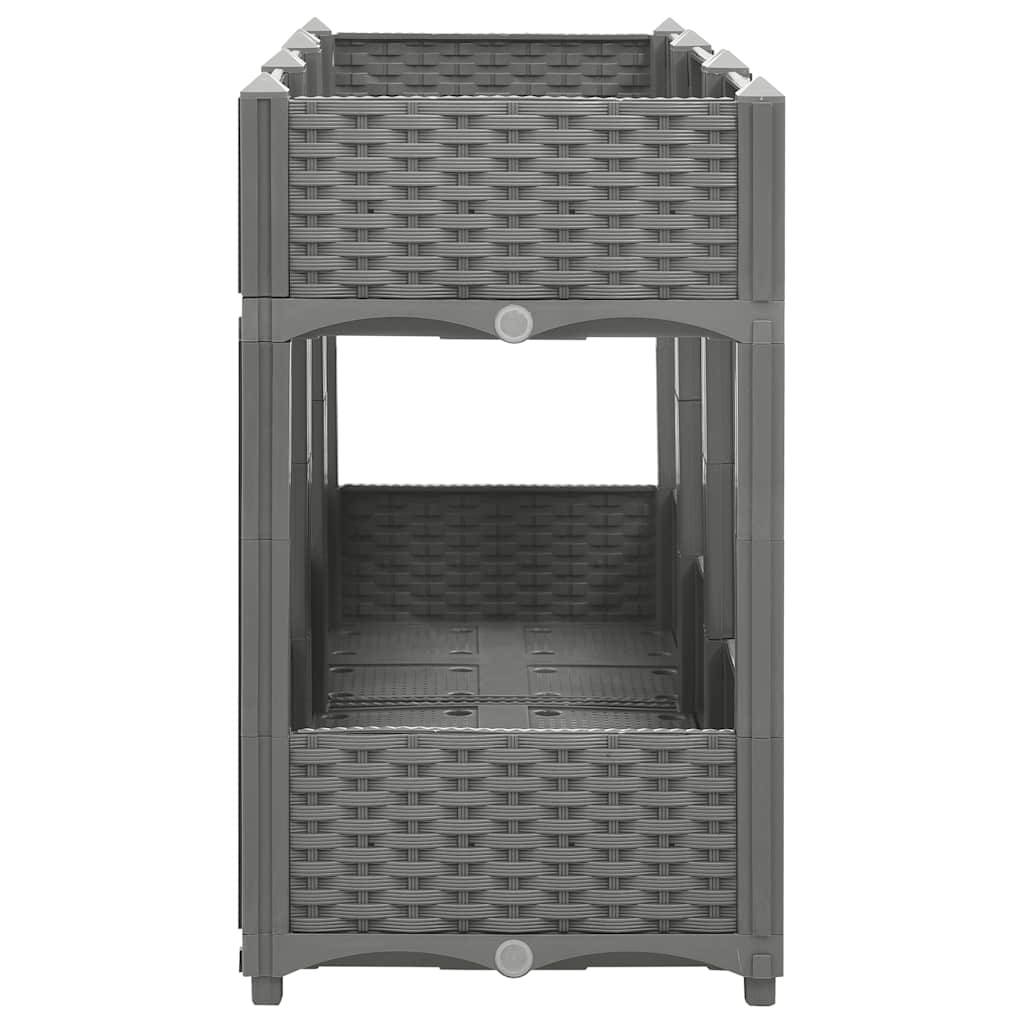 Prolenta Premium - Jardinière polypropylène gris 120 x 40 x 71 cm - Prolenta premium p356.5 - Image 4