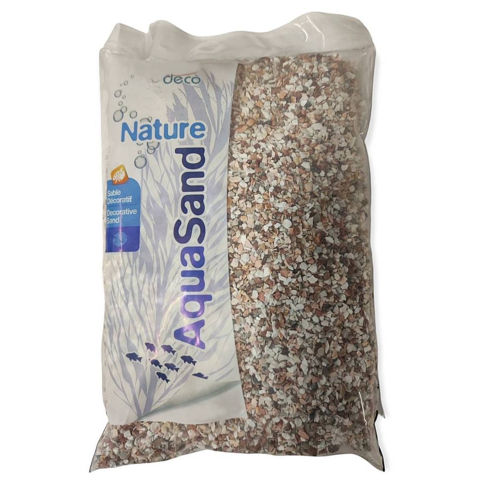 Sol décoratif 1,6-3 mm naturel cristobalite rose AquaSand 0.8 kg pour aquarium - Imagen 1