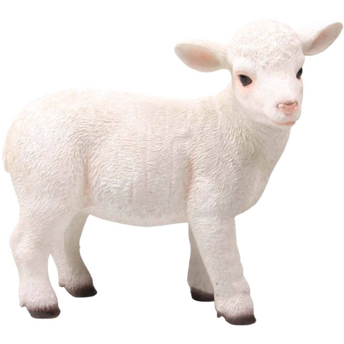 Farmwood Animals - Agneau blanc en résine Debout - 21,5 x 11 x 19 cm Farmwood Animals - Imagen 1