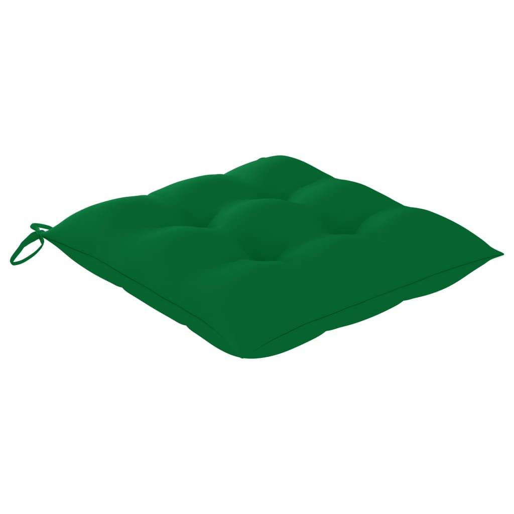 Lot de 4 chaises de jardin empilables teck vert 60 x 57.5 x 90 cm - PANGIVO - Image 9