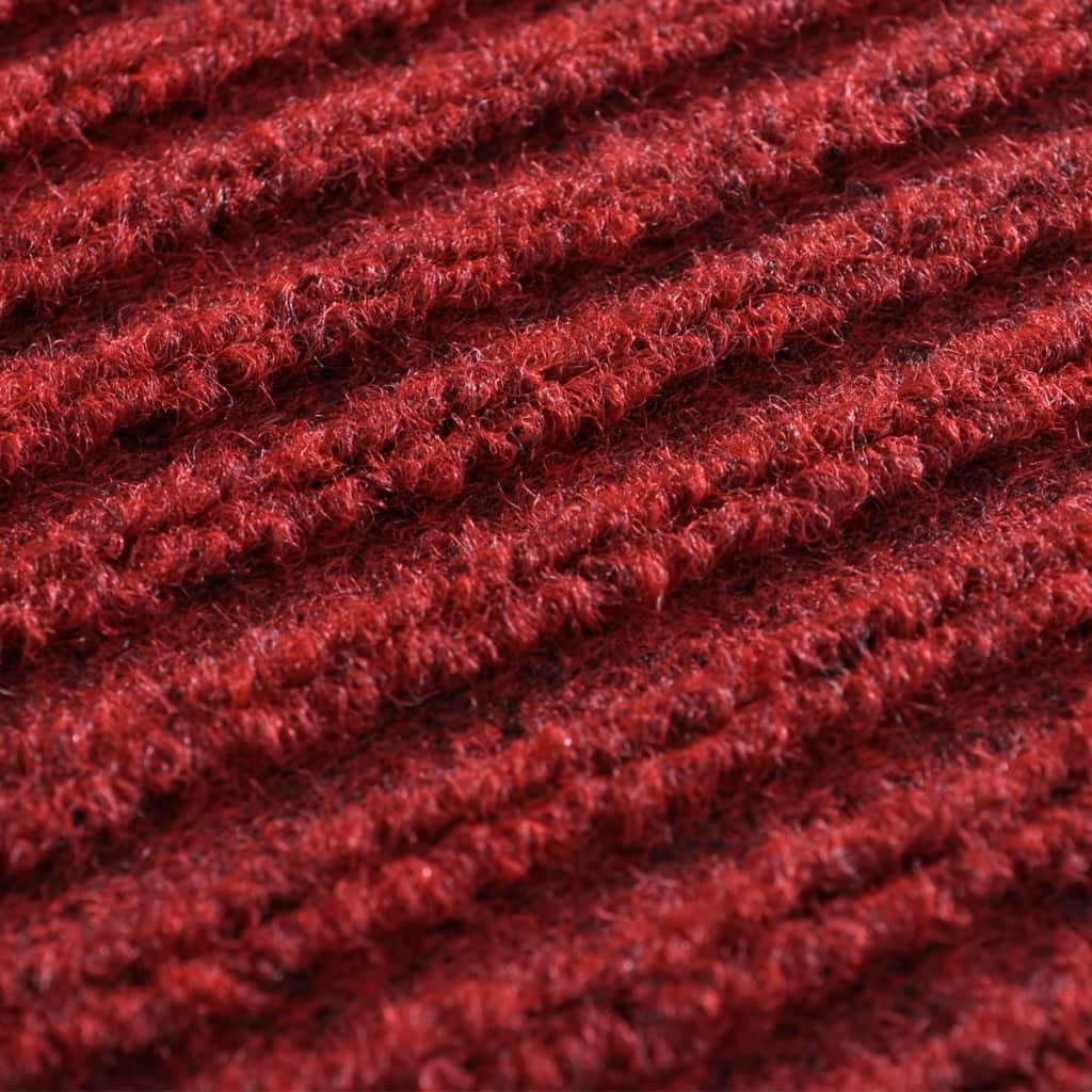 Paillasson - tapis de porte - tapis d'entrée PVC Rouge 120 x 180 cm - Image 6